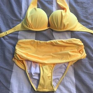 Venus bright yellow bathing suit